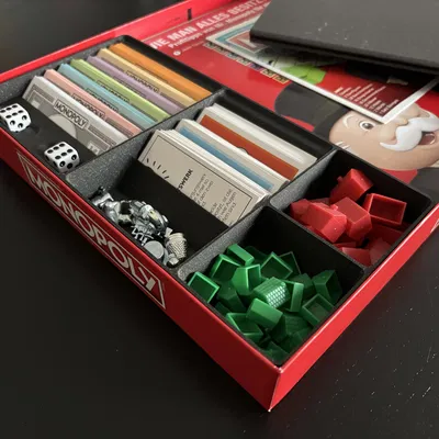 Khay Organizer Monopoly | Tray | Inlay | Box | 255x125x37