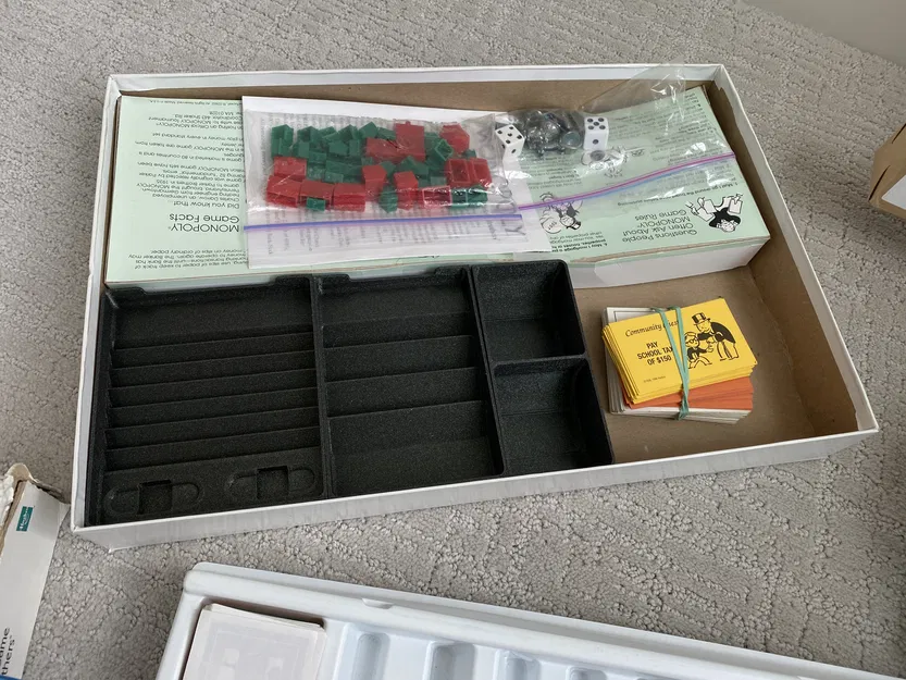 Remix khay sắp xếp Monopoly (Organizer/Tray/Insert) dạng chia khúc - Image 1