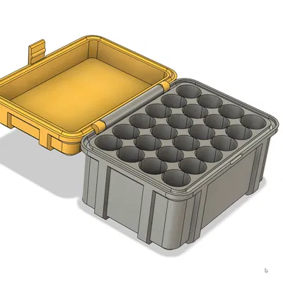 Hộp Rugged Parametric đựng pin AA
