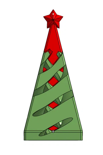 Christmas Tree Spiral Fidget – Cây Thông Noel Xoắn Fidget - Image 3