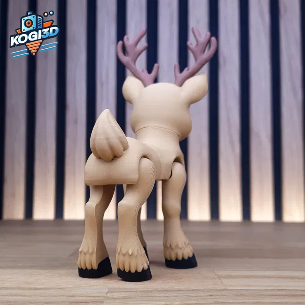 Mẫu Tuần Lộc Articulated Print-in-Place (In liền khớp) - Image 4