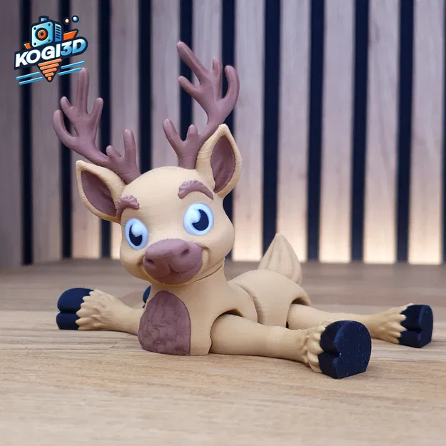 Mẫu Tuần Lộc Articulated Print-in-Place (In liền khớp) - Image 6