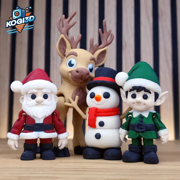 Mẫu Tuần Lộc Articulated Print-in-Place (In liền khớp) - Image 7