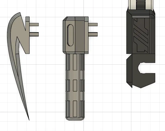 MECH_01 – Mô hình mech đồ chơi poseable với Mini Gun & kiếm - Image 5