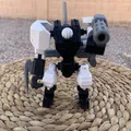 MECH_01 – Mô hình mech đồ chơi poseable với Mini Gun & kiếm - Thumbnail 15