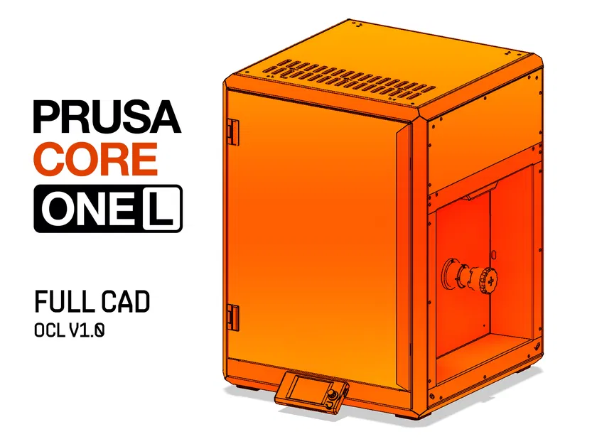 Prusa CORE One L - Bộ lắp ráp CAD đầy đủ (Full CAD Assembly) - Image 1