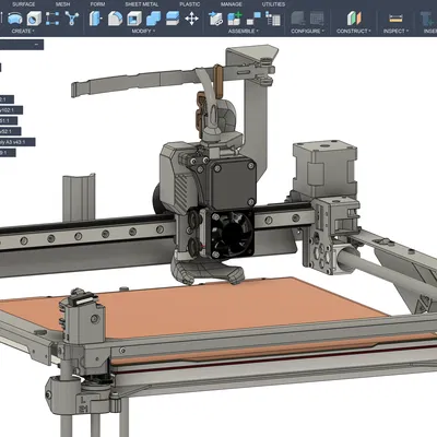 Prusa CORE One L - Bộ lắp ráp CAD đầy đủ (Full CAD Assembly)