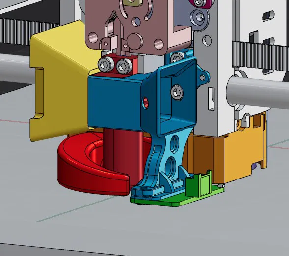 Qidi Plus 4 Beacon & Cooling fan – Vỏ quạt thay thế + ống gió hỗ trợ Beacon3D - Image 1