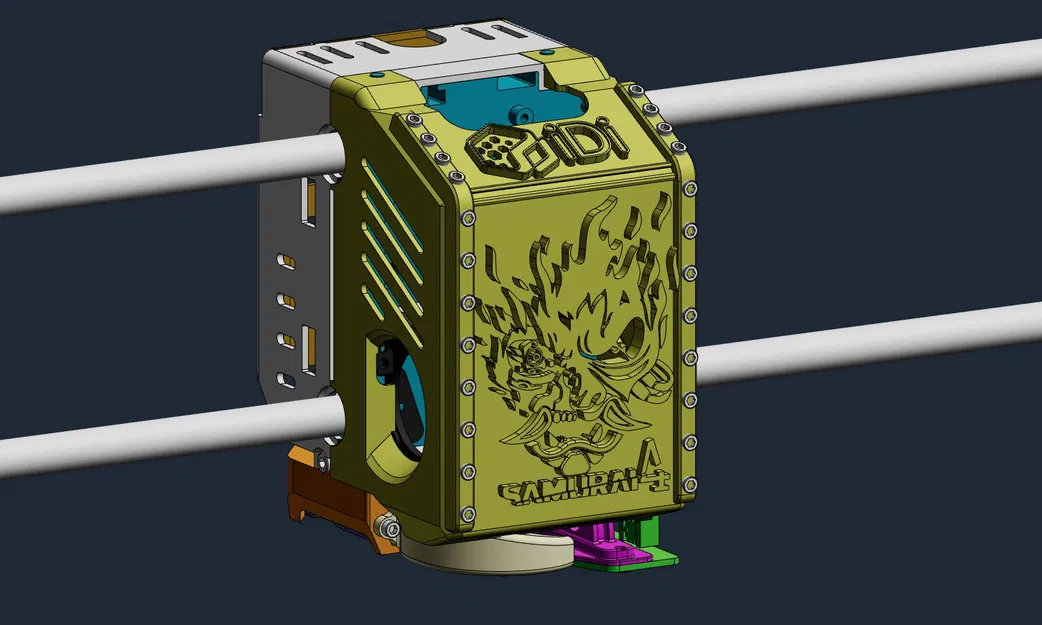 Qidi Plus 4 Beacon & Cooling fan – Vỏ quạt thay thế + ống gió hỗ trợ Beacon3D - Image 5