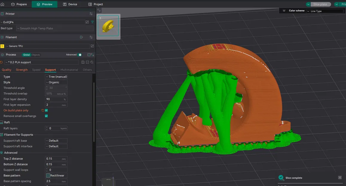 Qidi Plus 4 Beacon & Cooling fan – Vỏ quạt thay thế + ống gió hỗ trợ Beacon3D - Image 8