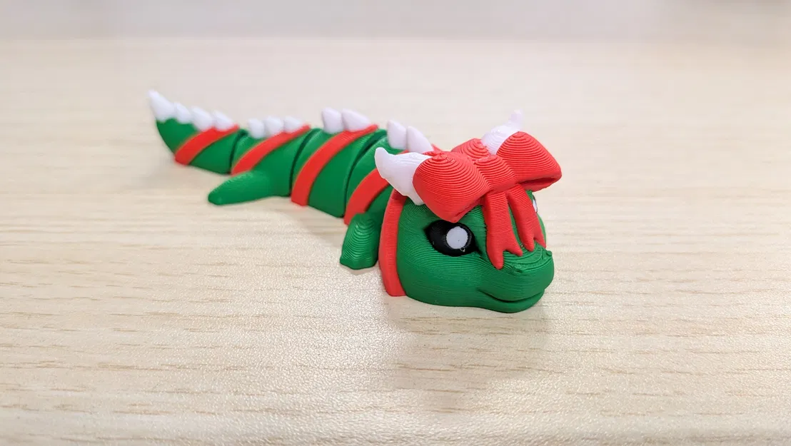 Gift Dragon - Móc Khóa Rồng Khớp Nối (Articulated) - Image 1