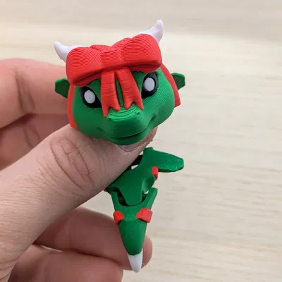 Gift Dragon - Móc Khóa Rồng Khớp Nối (Articulated)