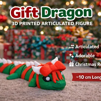 Gift Dragon - Móc Khóa Rồng Khớp Nối (Articulated)