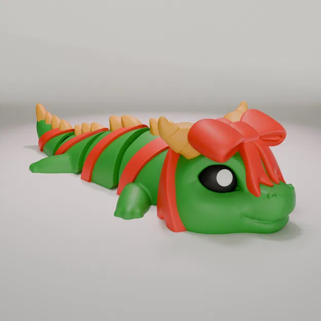 Gift Dragon - Móc Khóa Rồng Khớp Nối (Articulated) - Image 4