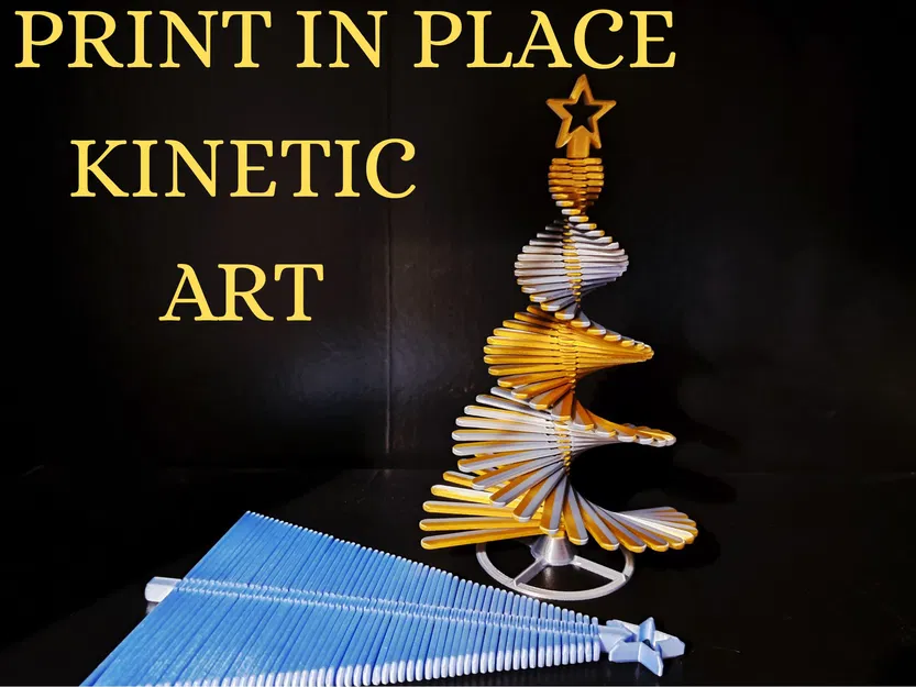 Cây Thông Linked Helix (Kinetic DNA Spiral Toy/Art Piece) - Image 1