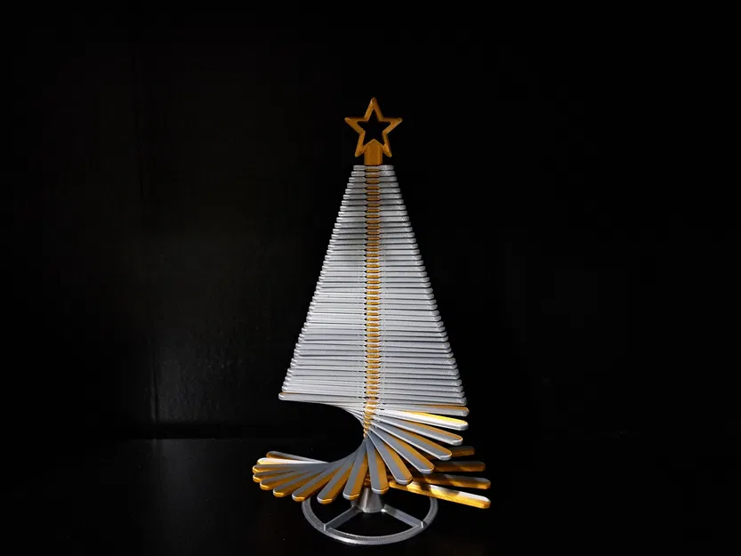 Cây Thông Linked Helix (Kinetic DNA Spiral Toy/Art Piece) - Image 2