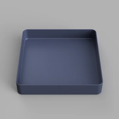 Khay Vuông Tham Số (Parametric) Đơn Giản – Simple Parametric Tray