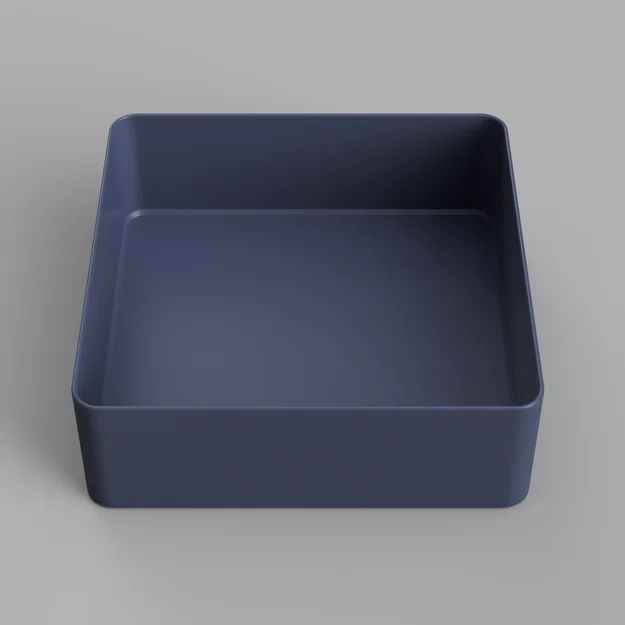 Khay Vuông Tham Số (Parametric) Đơn Giản – Simple Parametric Tray - Image 2