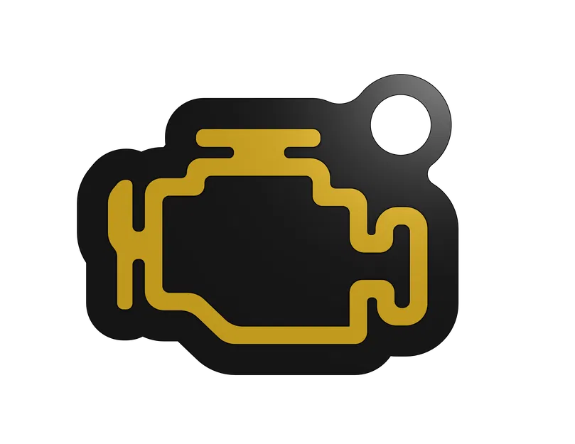 Bộ móc khóa đèn báo táp-lô xe hơi (Car indicator light keychains) - Image 5