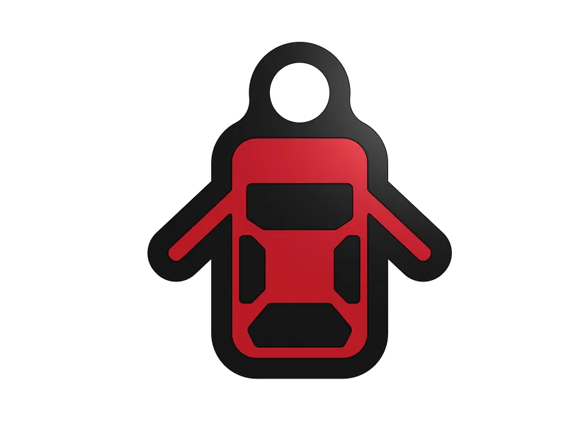 Bộ móc khóa đèn báo táp-lô xe hơi (Car indicator light keychains) - Image 9