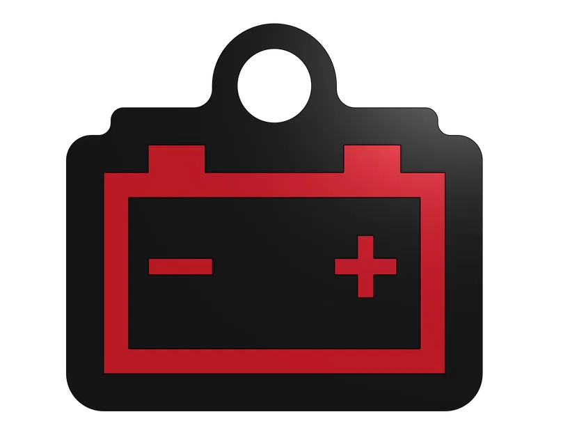 Bộ móc khóa đèn báo táp-lô xe hơi (Car indicator light keychains) - Image 17