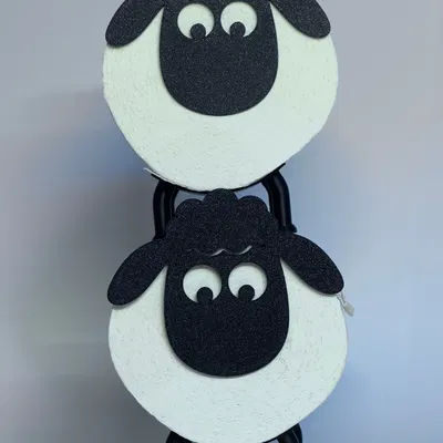 Giá Đỡ Cuộn Giấy Vệ Sinh | Phong Cách Shaun the Sheep