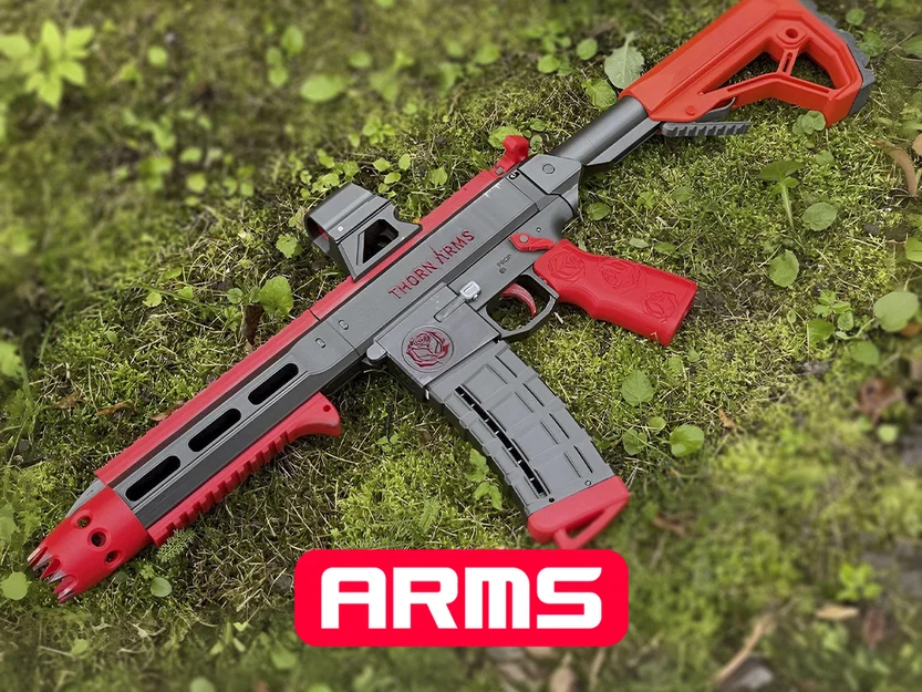 ERM-15 - Súng đồ chơi nền tảng AR-15 in 3D (hoạt động) - redesign từ ME-15 - Image 1
