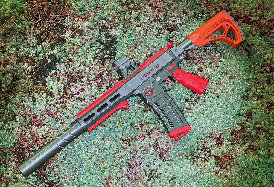 ERM-15 - Súng đồ chơi nền tảng AR-15 in 3D (hoạt động) - redesign từ ME-15 - Image 4