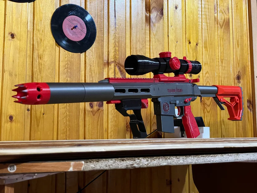 ERM-15 - Súng đồ chơi nền tảng AR-15 in 3D (hoạt động) - redesign từ ME-15 - Image 5