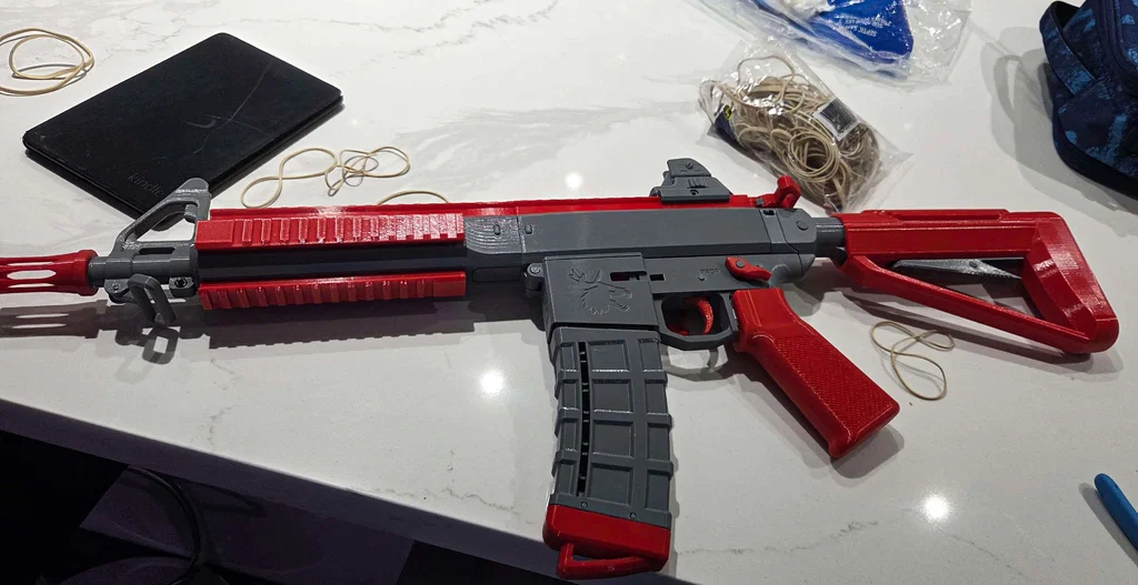 ERM-15 - Súng đồ chơi nền tảng AR-15 in 3D (hoạt động) - redesign từ ME-15 - Image 7