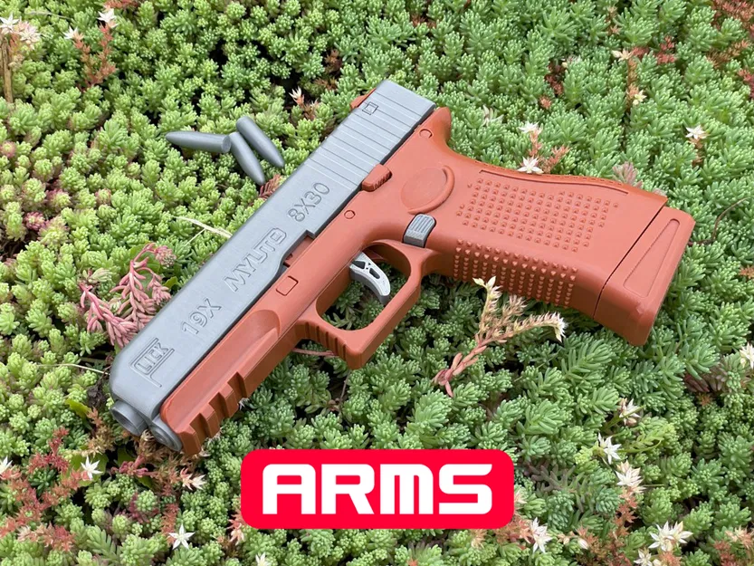 Myuto Flick 19X - Súng đồ chơi hoạt động - Slingshot gun bắn thun - Image 1