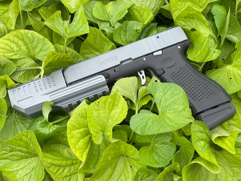 Myuto Flick 19X - Súng đồ chơi hoạt động - Slingshot gun bắn thun - Image 3