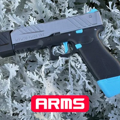 Myuto Flick 19E (Enhanced) - Toy Gun bắn thun hoạt động (rubber bands slingshot)