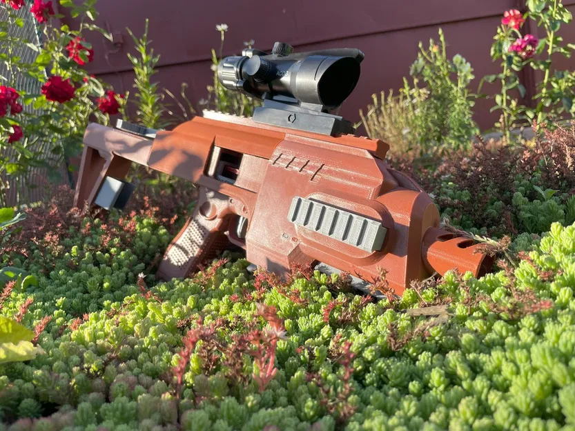 Myuto Flick 19E (Enhanced) - Toy Gun bắn thun hoạt động (rubber bands slingshot) - Image 2