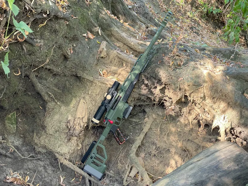 Ensis M5000S - Toy Sniper Rifle cơ chế slingshot (dây thun)! - Image 6