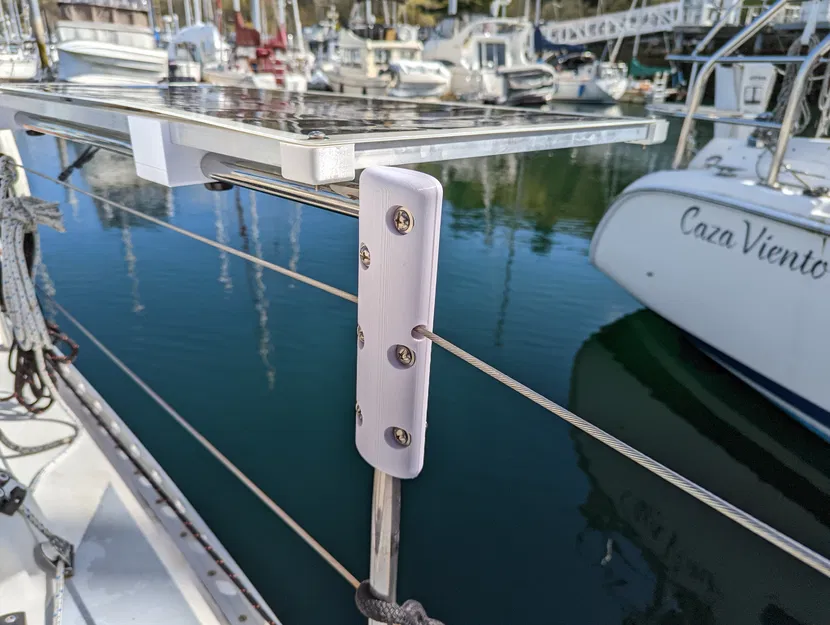 Bát gắn rail và khung cho tấm flexible solar panel - Image 3