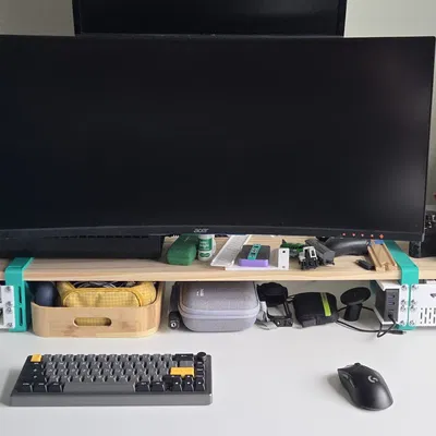 RackRiser Lite - Kệ nâng bàn kiêm rack và shelf