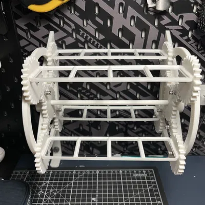 Gridfinity Carousel – Carousel xoay tương thích Gridfinity cho SKÅDIS