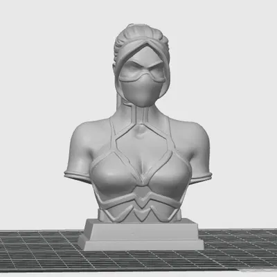 Tượng Bust Kitana (Mortal Kombat)
