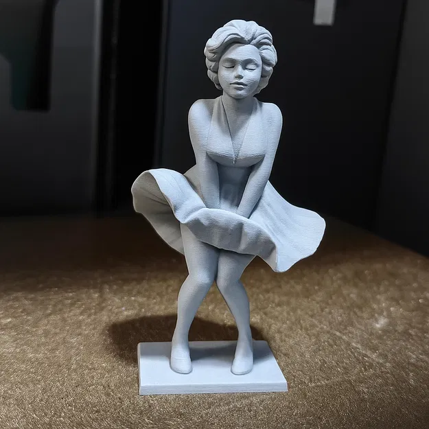 Tượng 3D Marilyn Monroe (cao 10cm) - Image 1
