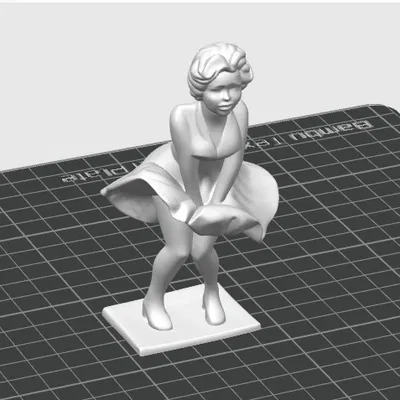 Tượng 3D Marilyn Monroe (cao 10cm)