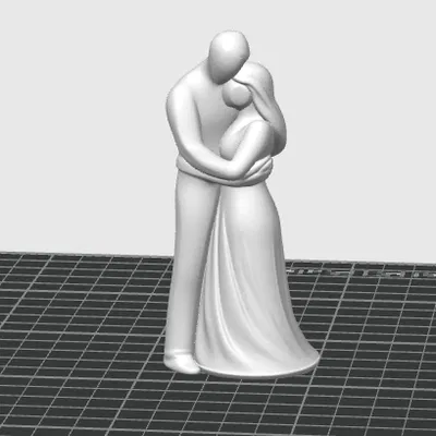 Lovers – Tượng đôi ôm nhau trang trí