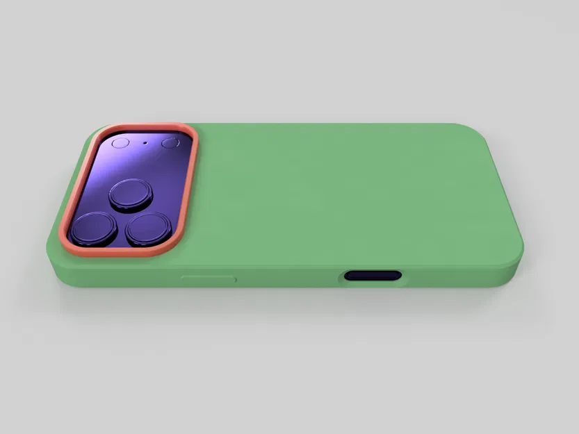 Ốp iPhone 15/16/17 2K in 3D (TPU) kèm miếng bảo vệ camera rời - Image 1