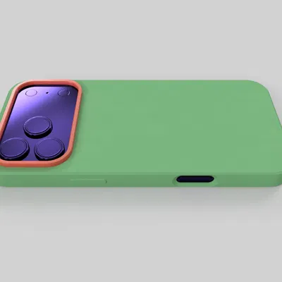 Ốp iPhone 15/16/17 2K in 3D (TPU) kèm miếng bảo vệ camera rời