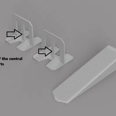 Bộ dụng cụ Tiles Leveler Spacers + Clips Tool Kit (Kit per posa piastrelle)