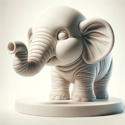 Chú Voi Dễ Thương (Cute Elephant)