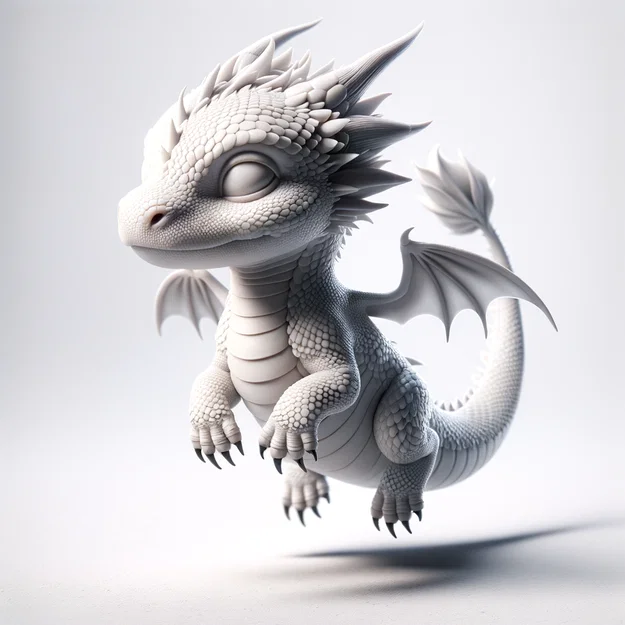 Bé Rồng Con Dễ Thương (Cute Baby Dragon) - Image 1