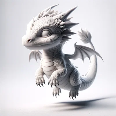 Bé Rồng Con Dễ Thương (Cute Baby Dragon)