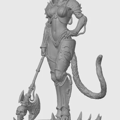 Warhammer cat-girl 12