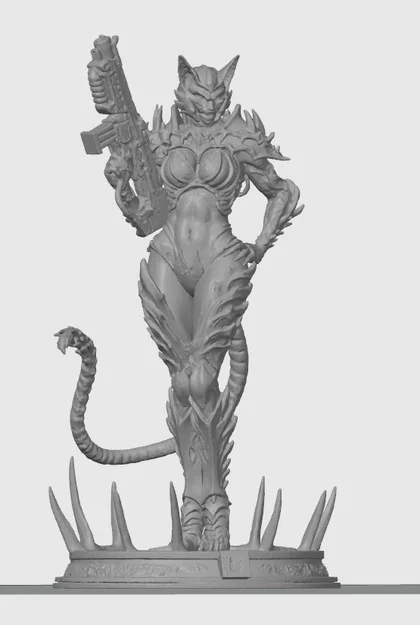 Warhammer cat-girl 13 - Image 1